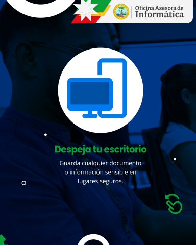 Campana escritorios despejados. 